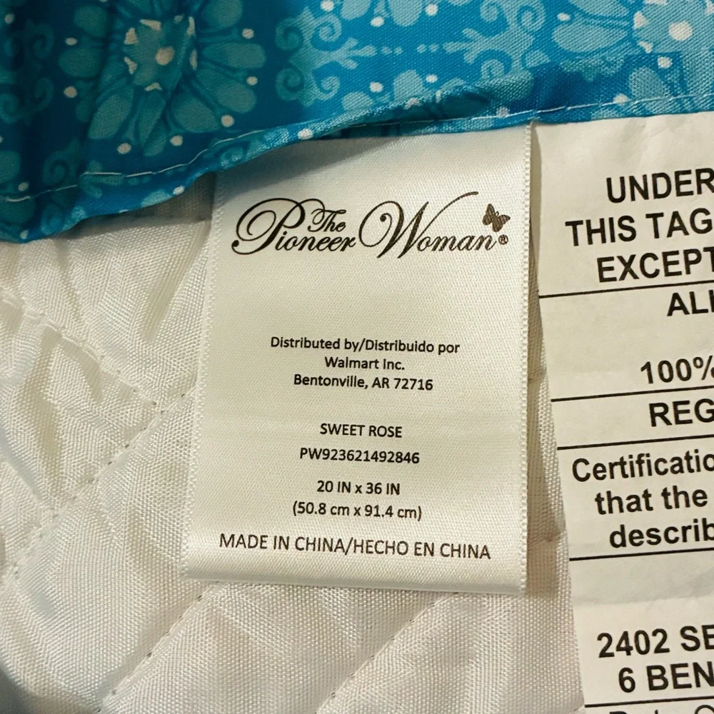 The Pioneer Woman Sweet Rose Quilted Sham Set King Size 2pc NEW Cottagecore